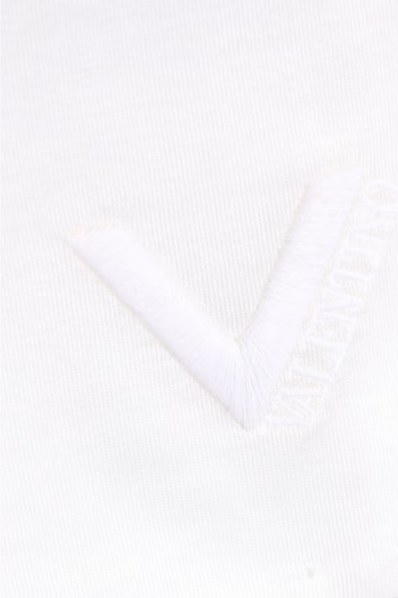 Valentino Garavani Cotton-Jersey T-Shirt Bianco 4B0MG23F8LN_0BO