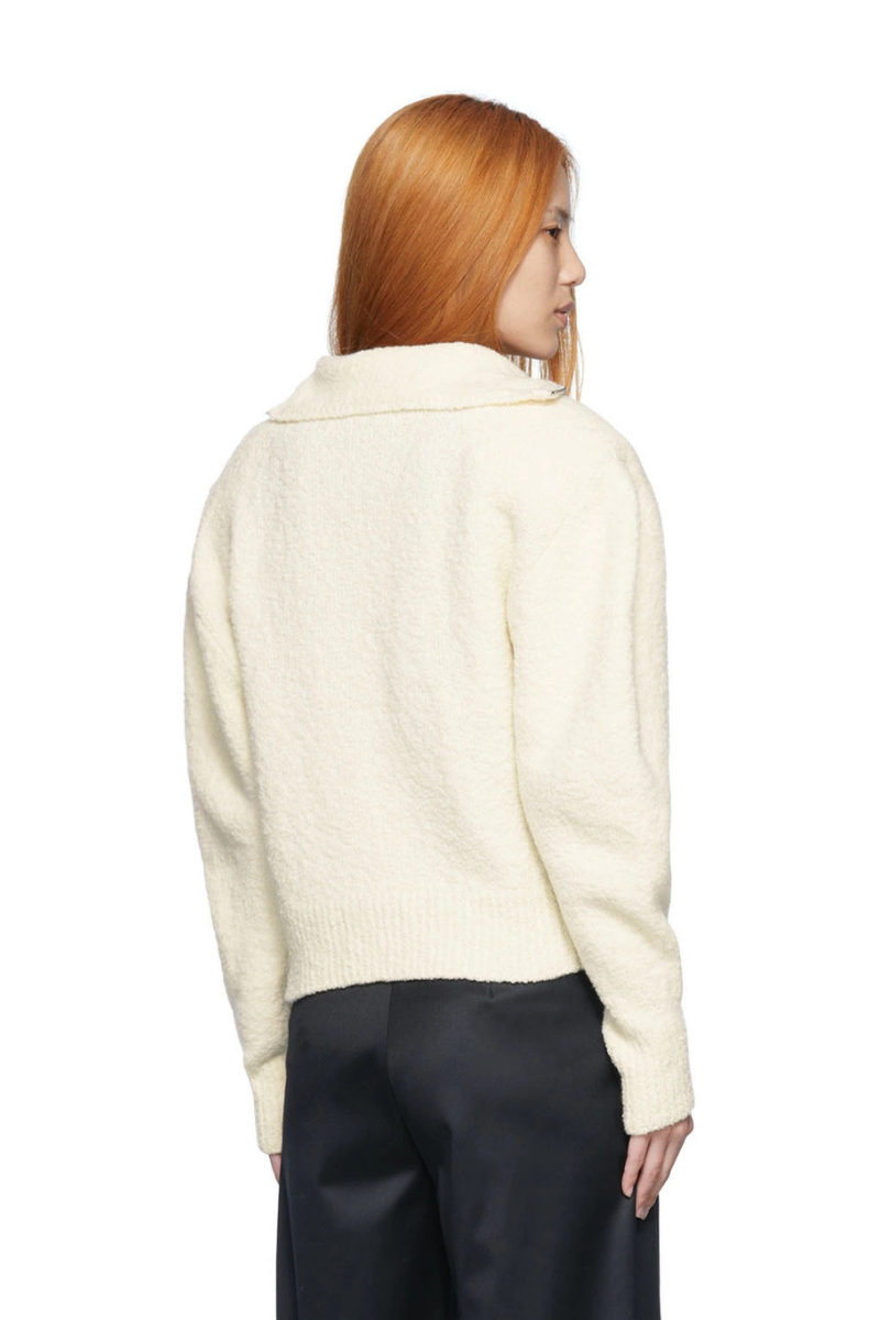 Magda Butrym Off-White Wool Blend Sweater