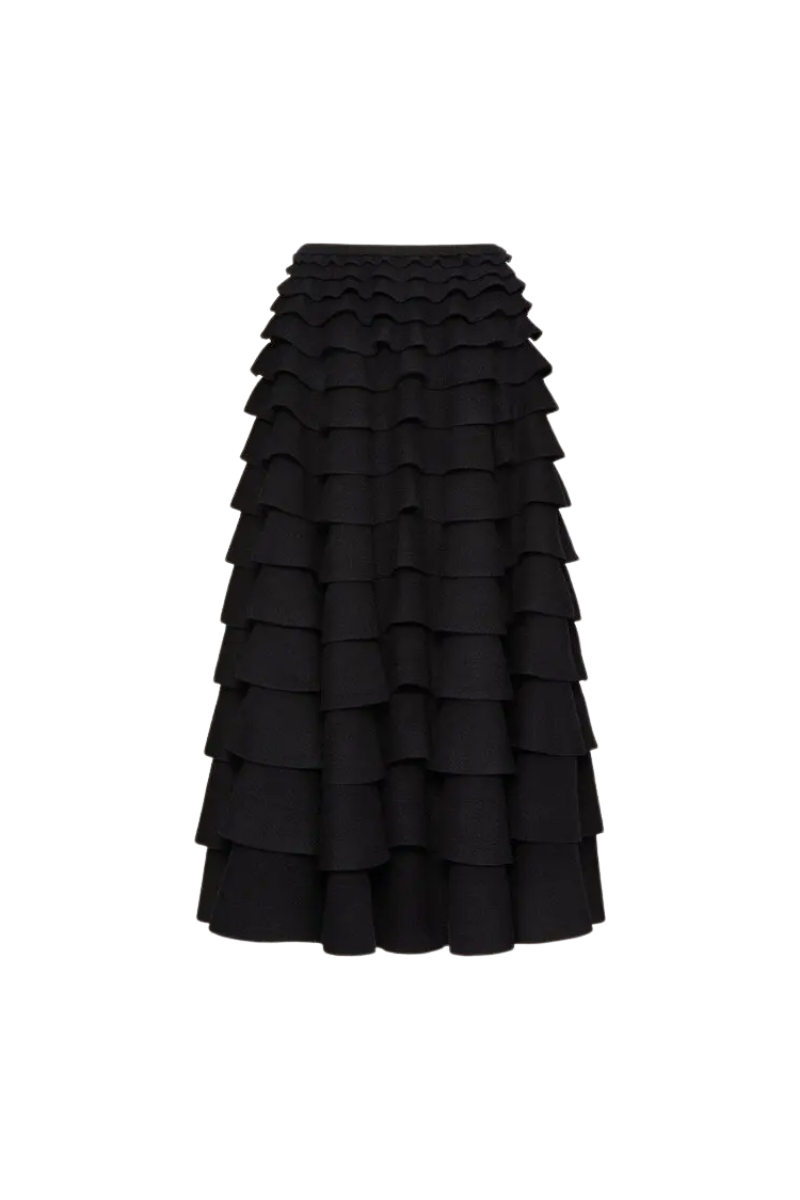 Valentino Garavani knit midi skirt