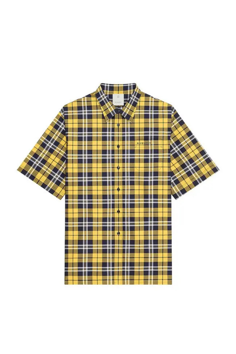 Givenchy Short Sleeve Shirt With Pocket_Dark Yellow