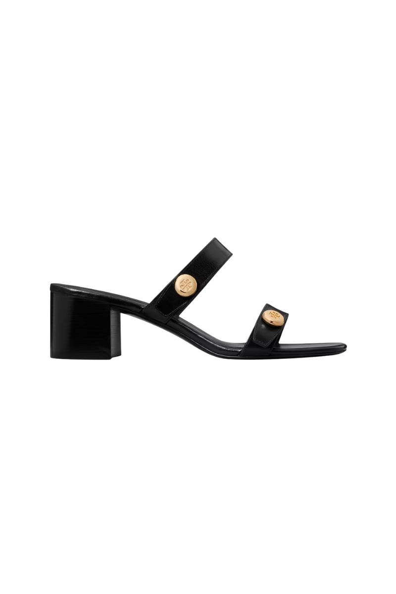 Tory Burch Romy City Sandal 55Mm Calf Leather Perfect Black 183428-006