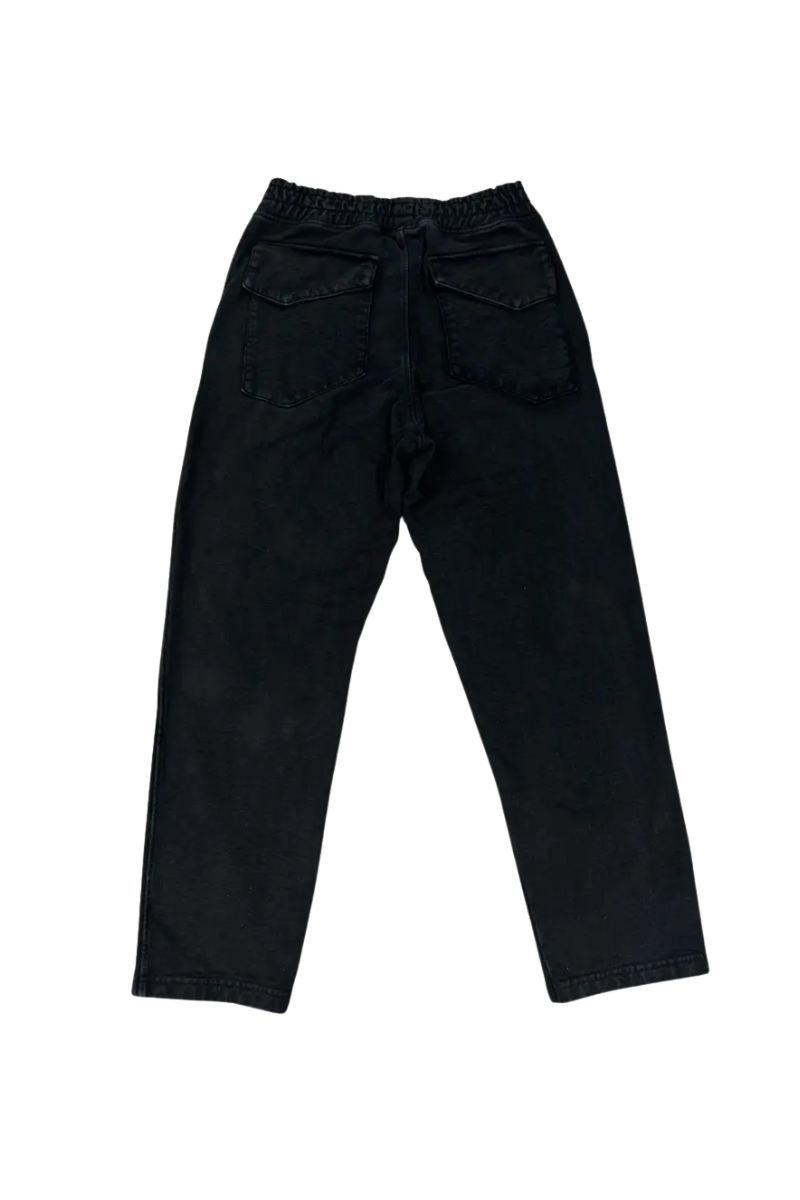 RHUDE x McLaren Men's Black Chenille Patch Lounge Pants
