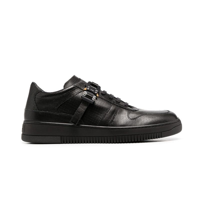 Unisex | 1017 ALYX 9SM Rollercoaster Buckle Leather Sneaker Black