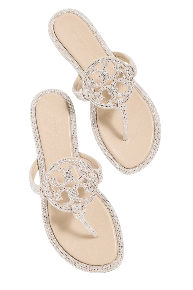 Tory Burch Miller Knotted Pave Stone Gray 152177-250