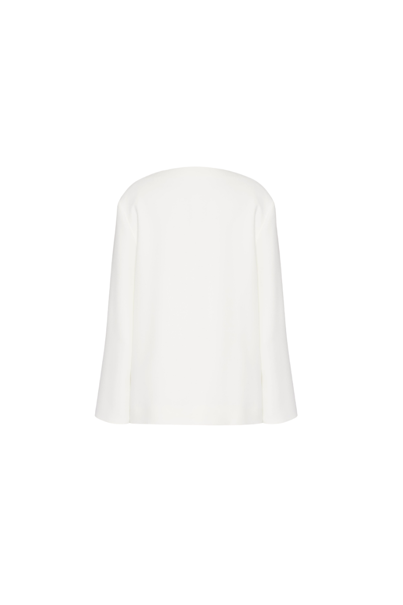 Valentino Cady Couture Top Avorio 4B3AE8L51MM_A03