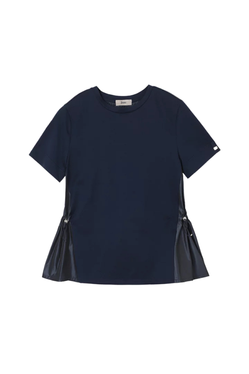 Herno Women T-Shirt Jg000176D-52006 Navy