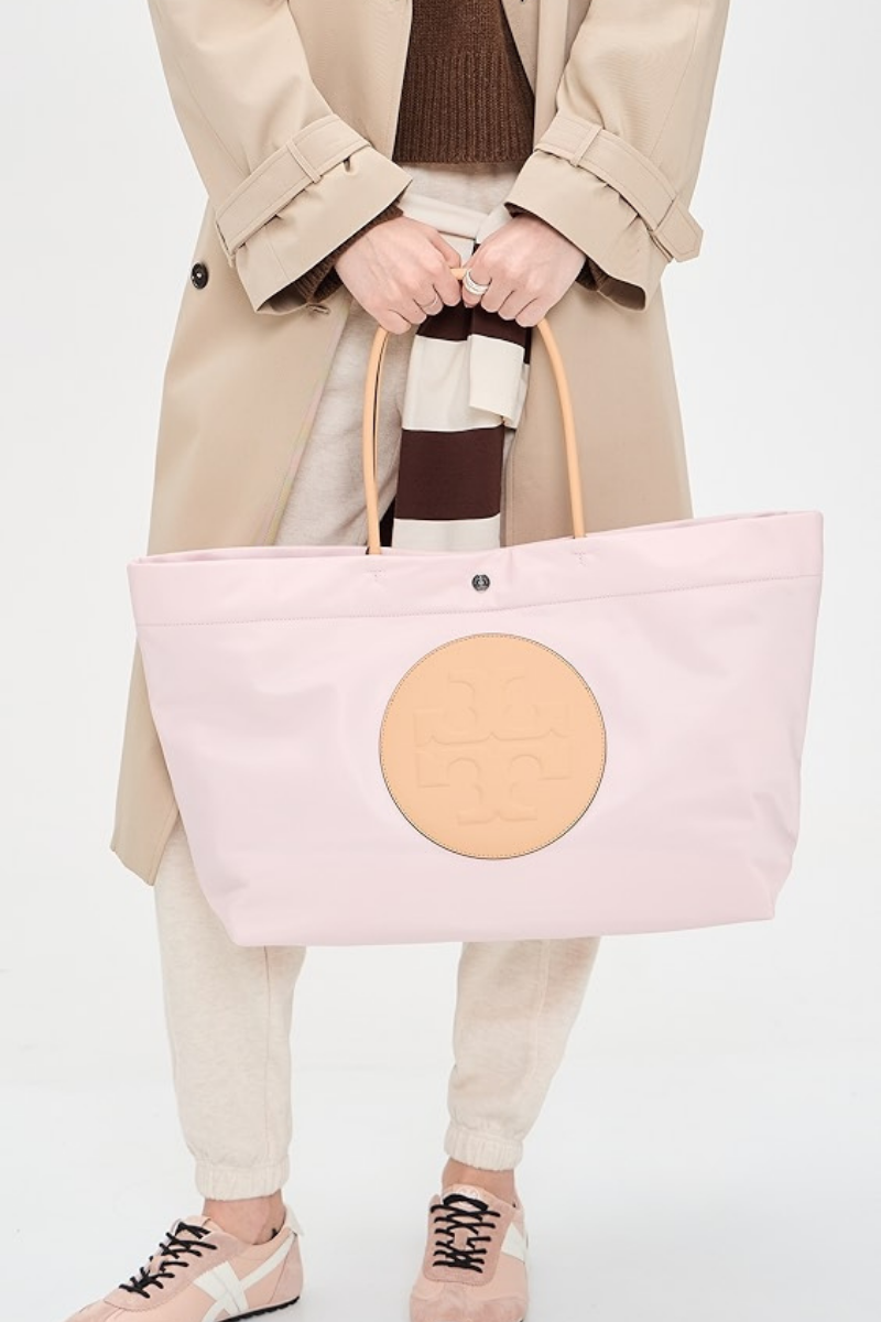 Tory Burch Ella Reversible Tote Rose Mist 181463-650