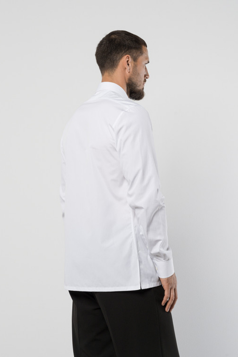 Givenchy Contemporary Ls Shirt W/ 4G Embroidery_White