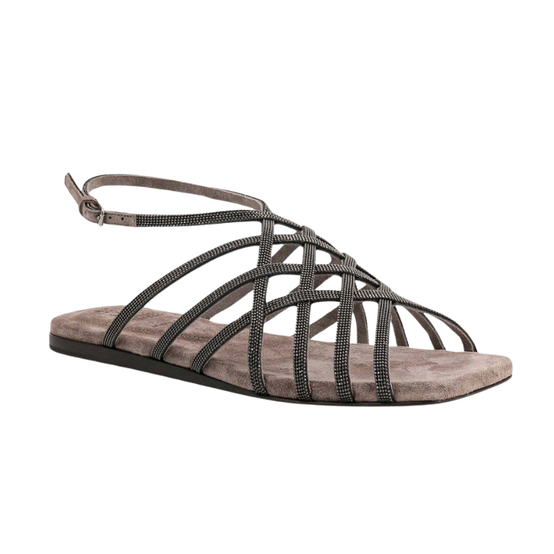 Brunello Cucinelli Grey Women's Sandals