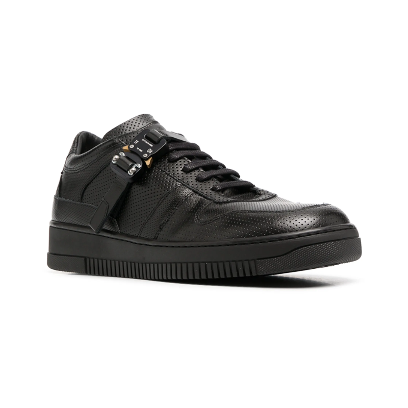 Unisex | 1017 ALYX 9SM Rollercoaster Buckle Leather Sneaker Black