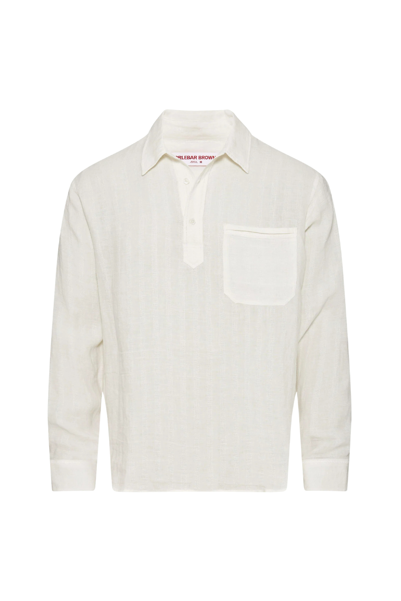 Orlebar Brown SHANKLIN LINEN STRIPE-279367-THASOS BEACH