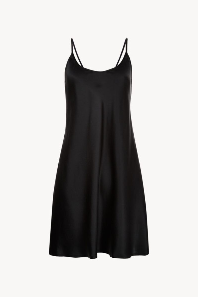 La Perla Black Silk Short Slip