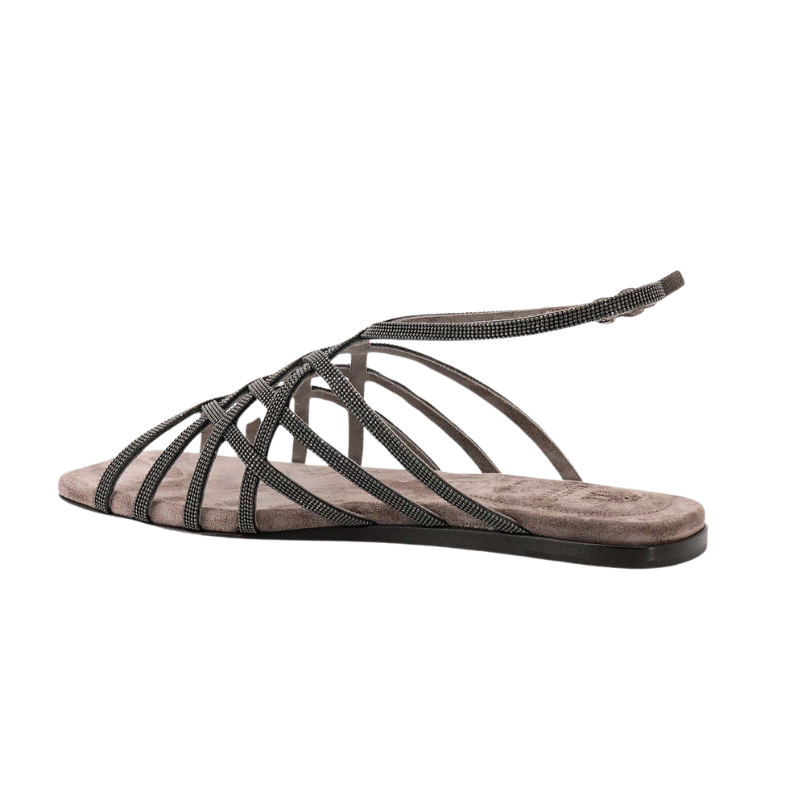 Brunello Cucinelli Grey Women's Sandals