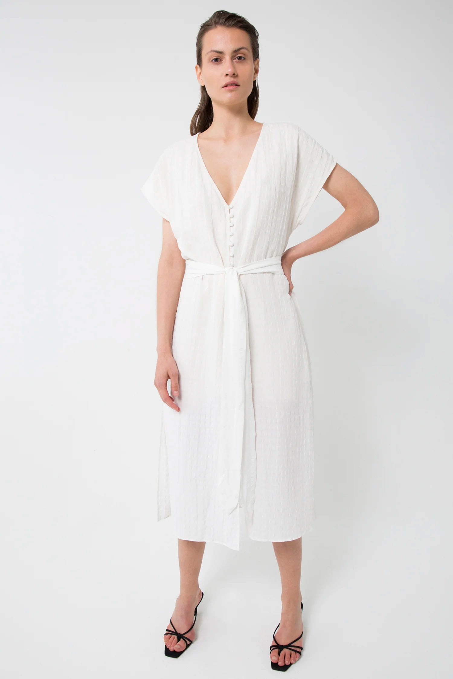 Third Form Day Break Tie Front Dress