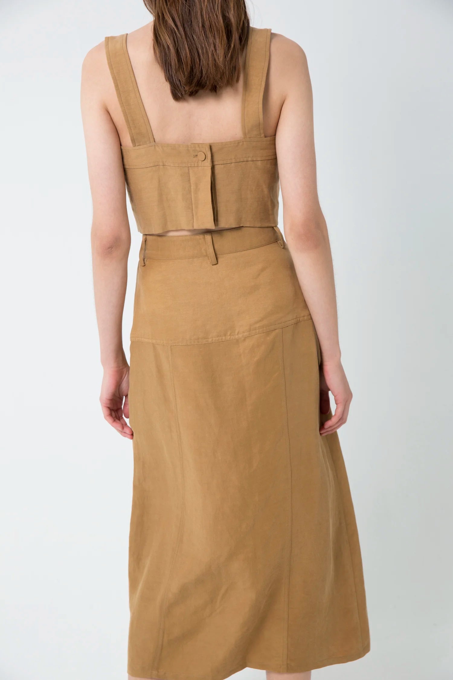 Third Form Trucker Pocket Crop Top And Trucker Paneled Skirt