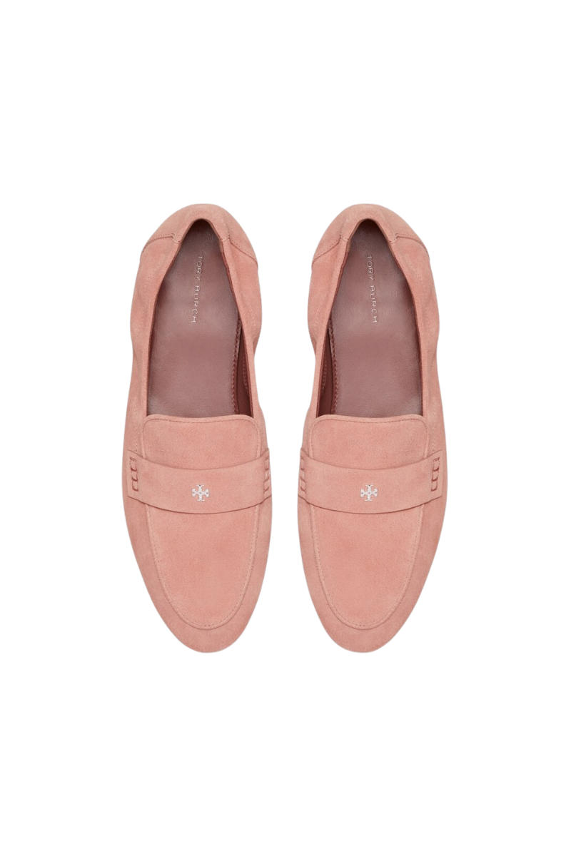 Tory Burch Ballet Loafer Suede Dried Rose 179145-220