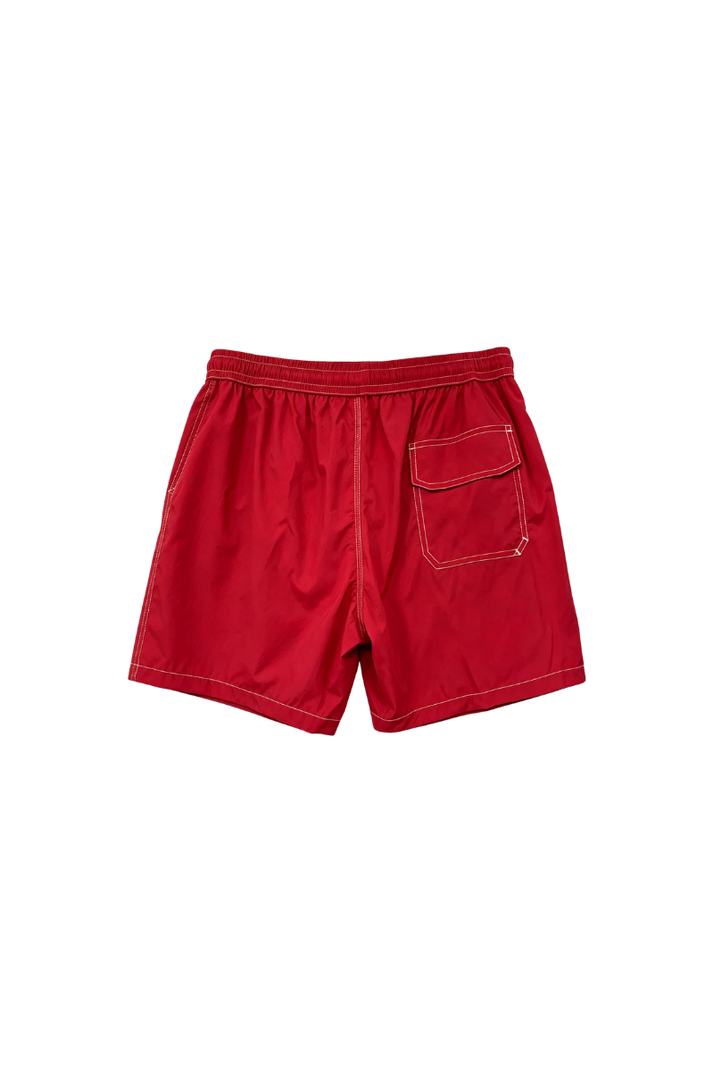 FEDELI Madeira Airstop Swim Shorts Trunks Scarlet