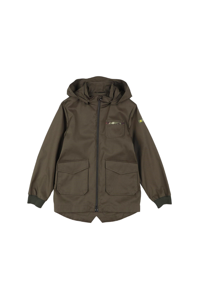 Herno Kids Outerwear Jacket Gc0020B-13218 Dark Military Green