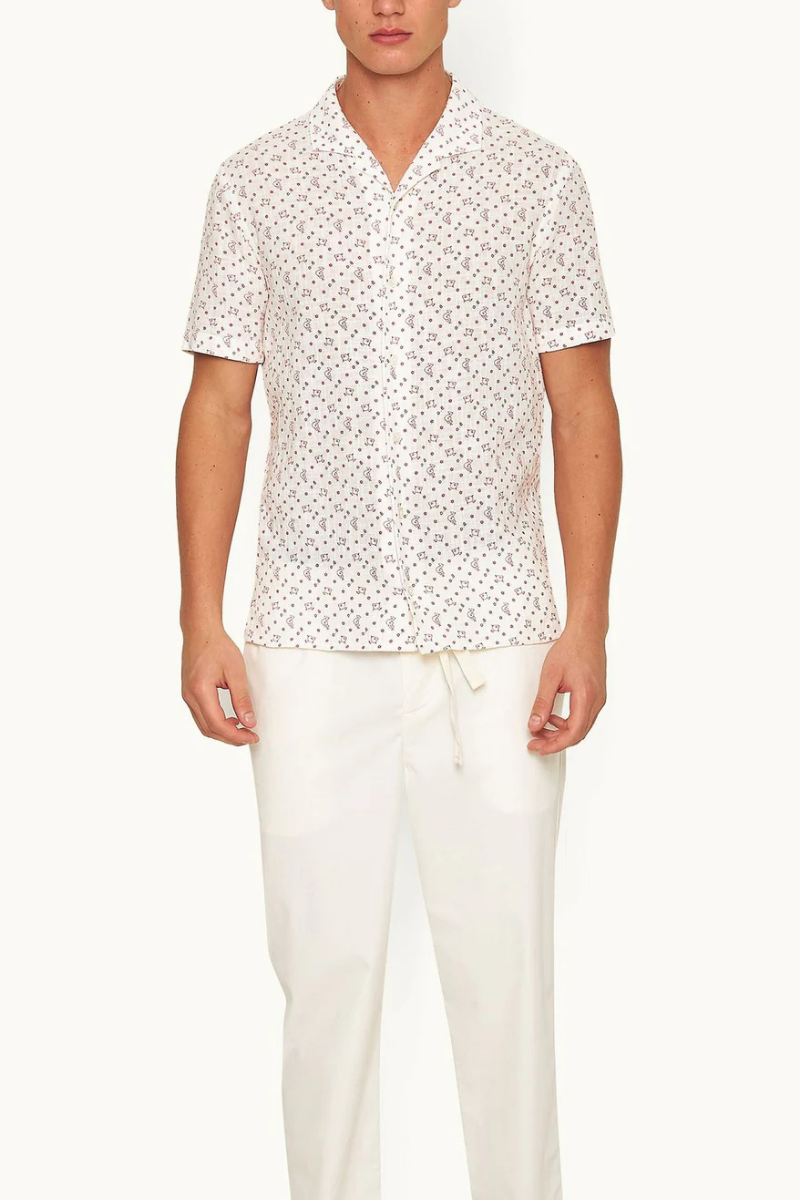 Orlebar Brown HIBBERT WAVEBORN-279666-WHITE SAND