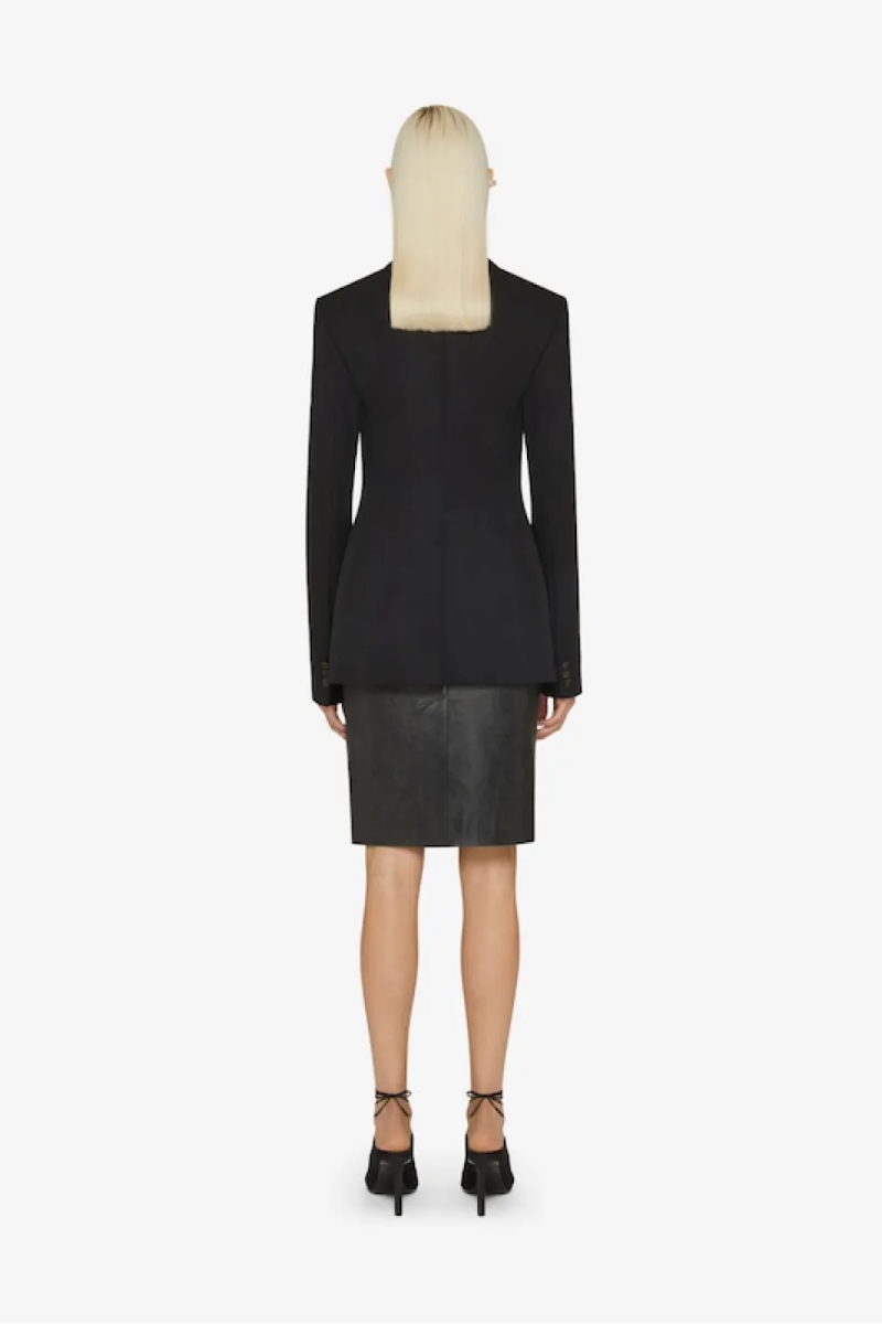 Givenchy Cape Jacket-Black