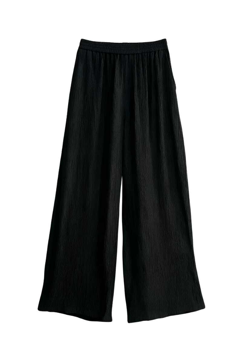Max Simple Pleated Pants Black MSSG260169B