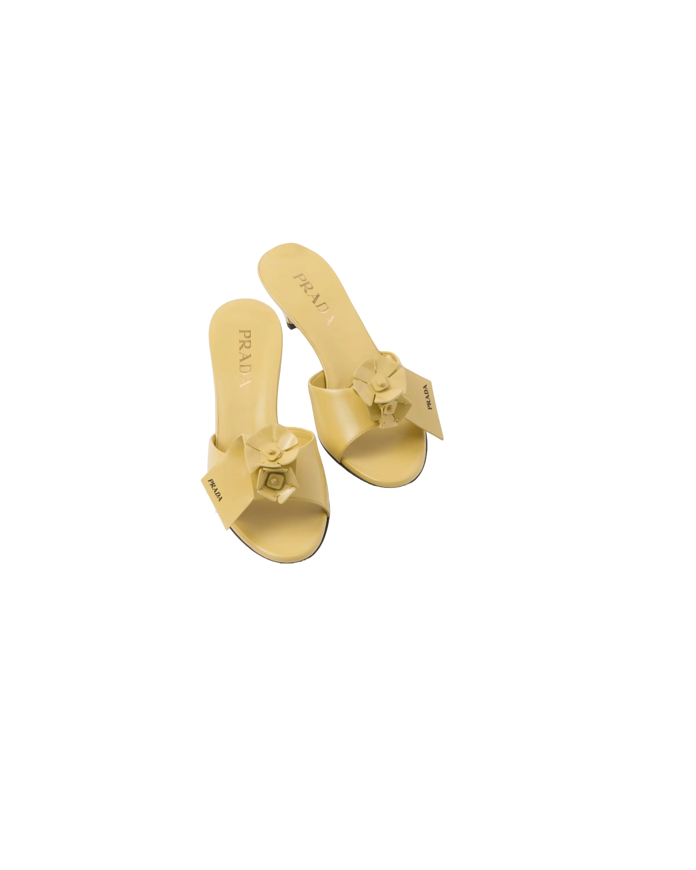 Prada Brushed Leather Sandals