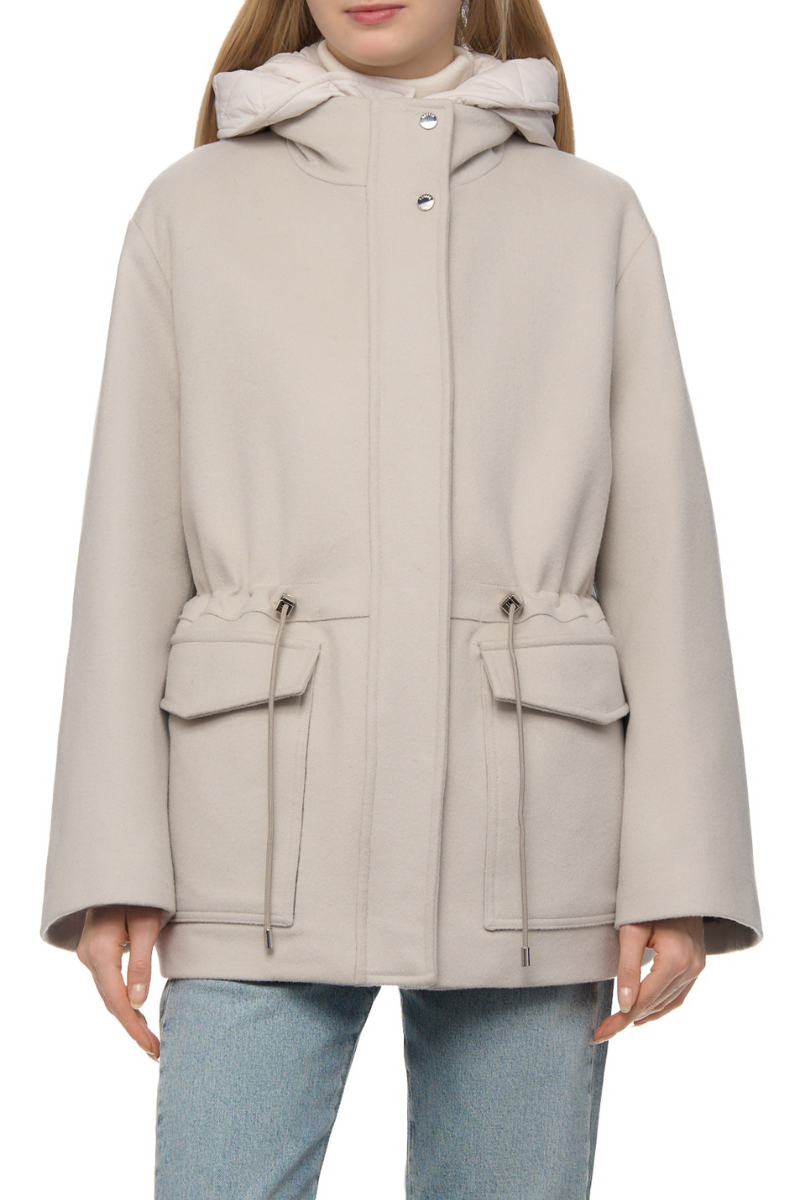 MooRer ZERMATTLE Parka with Detachable Top Layer Beige