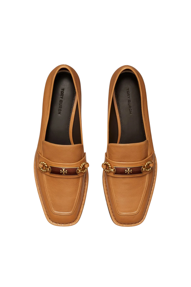 Tory Burch Vintage Plaque Loafer Caramel Corn 137799776