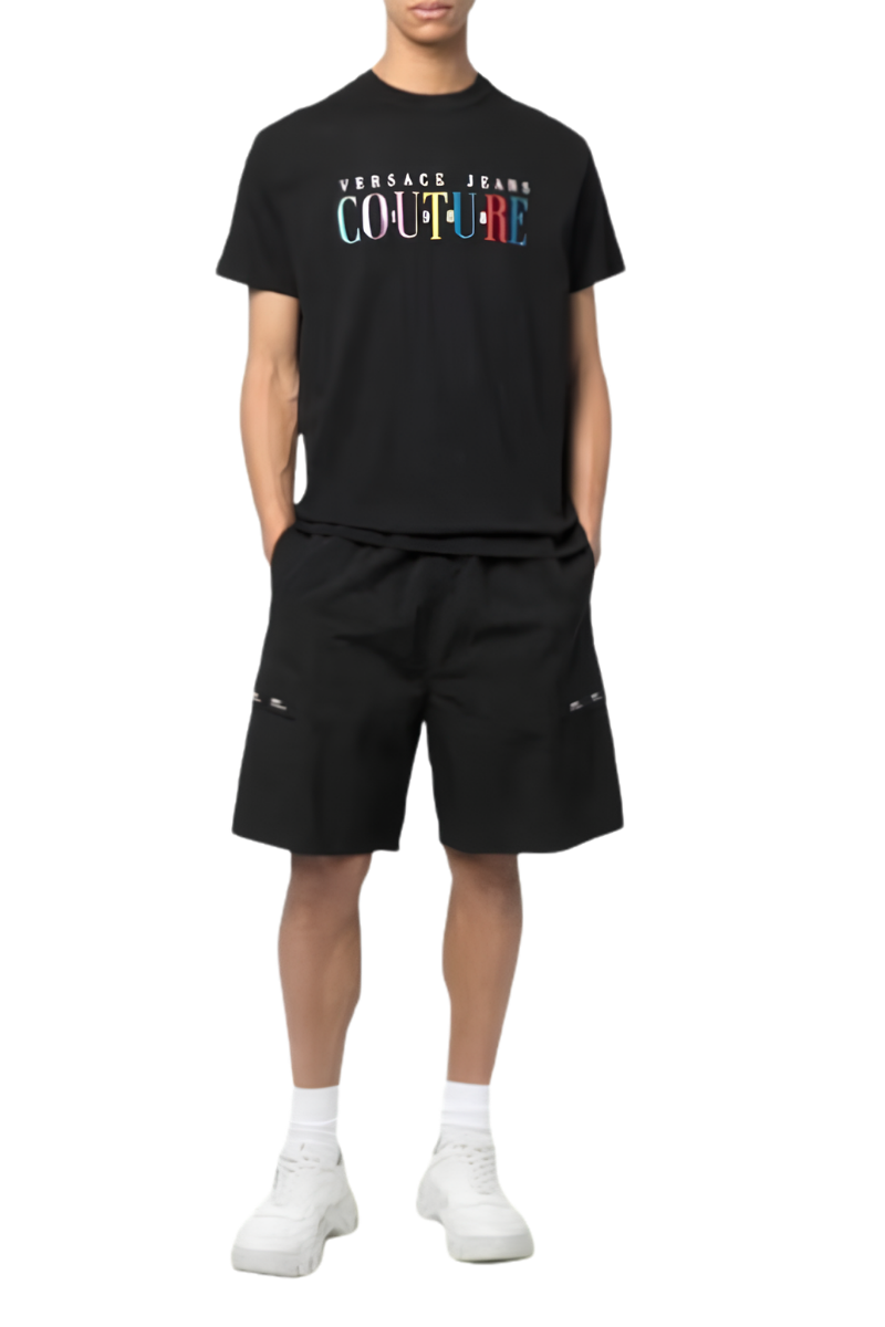 Versace T Shirts Black 72GAHT06-CJ00T-899