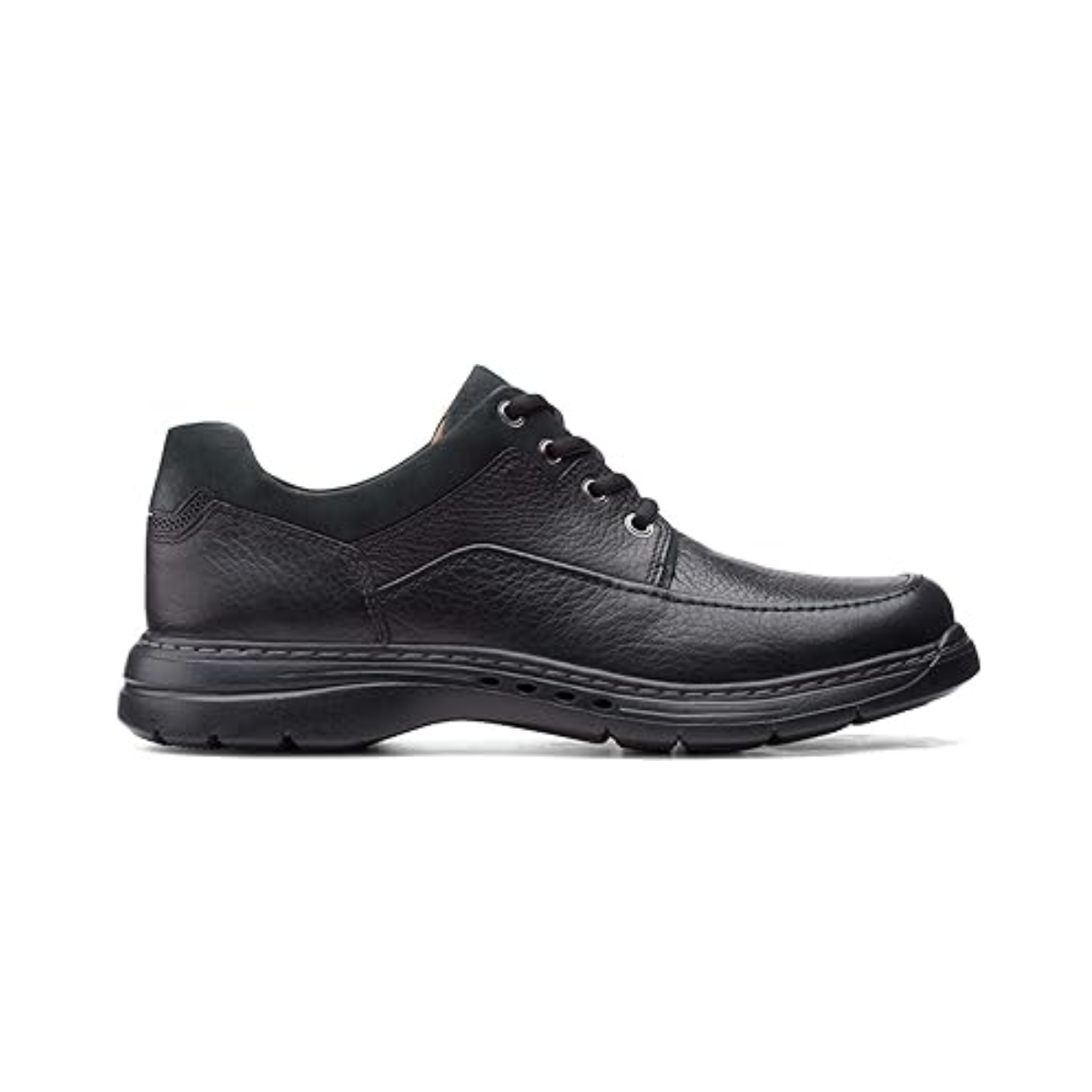 Mens | Clarks Un Brawley Lace Leather Shoe Black