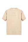 BURBERRY Men Beige TEMPAH Knight EKD Logo Relaxed T-Shirt