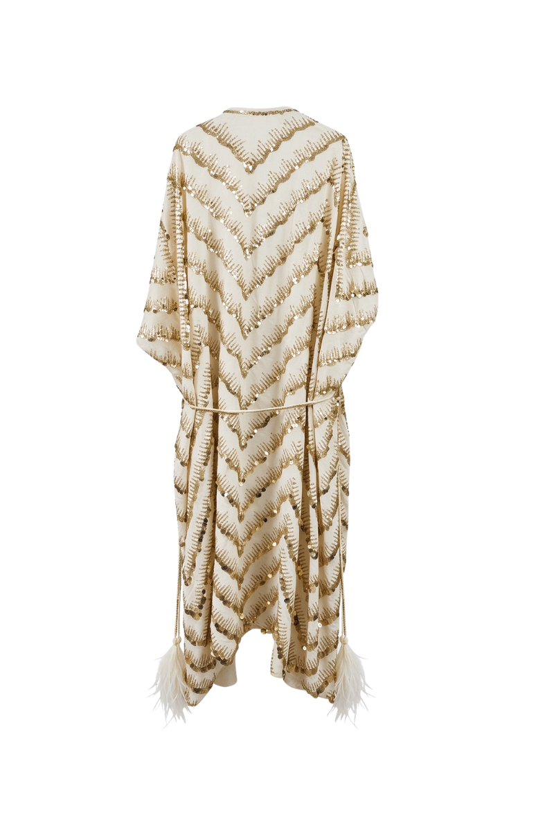 Valentino Dress Avorio/Oro 2B3CG3E61MM_O06