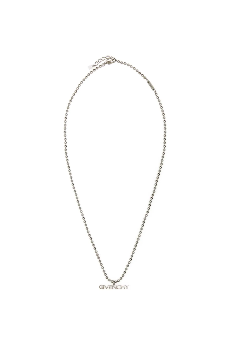 Givenchy Letters Silvery Necklace_Silvery