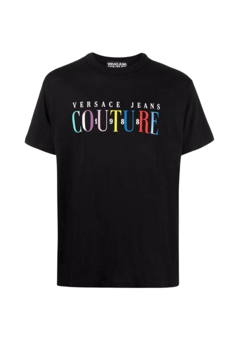 Versace T Shirts Black 72GAHT06-CJ00T-899