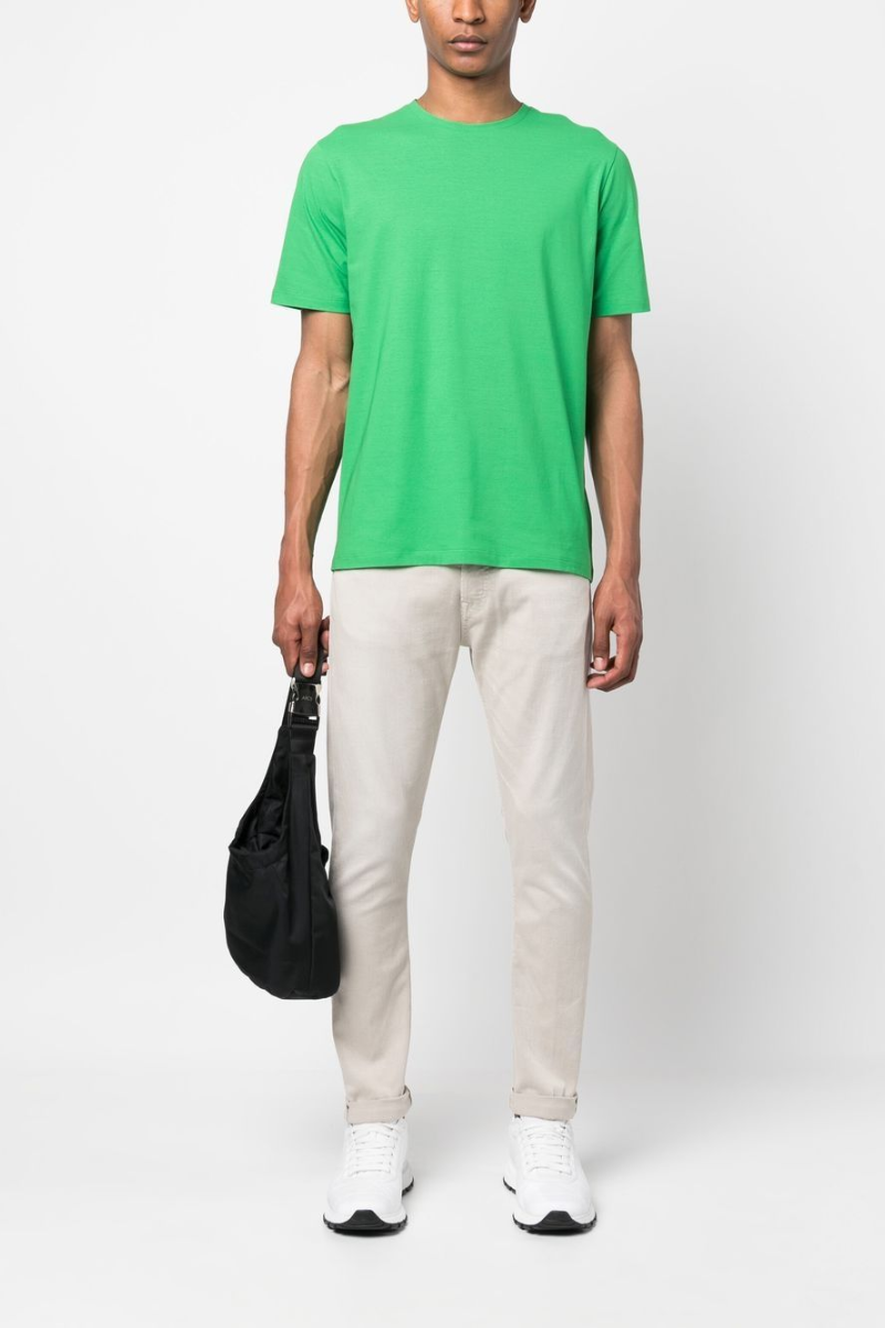 Herno Men T-Shirt Jg000166U-52005 Grass Green