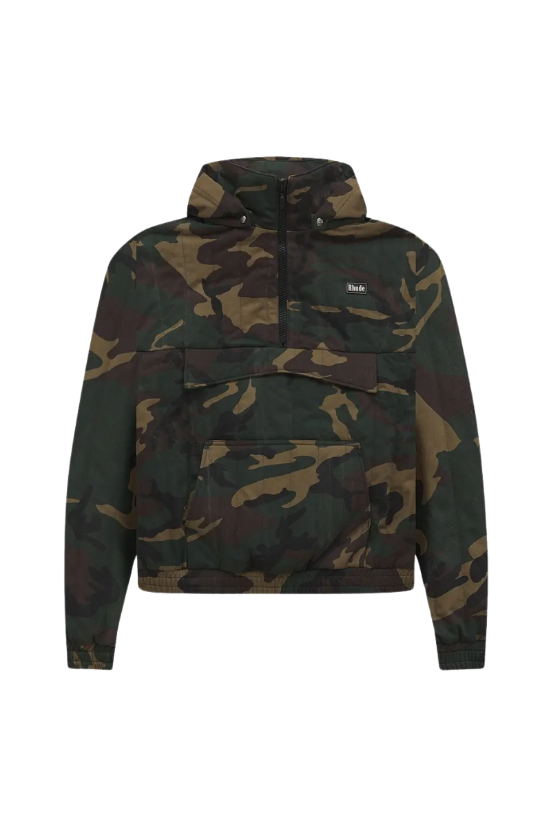 RHUDE Camo Print Puff Pullover - Camo