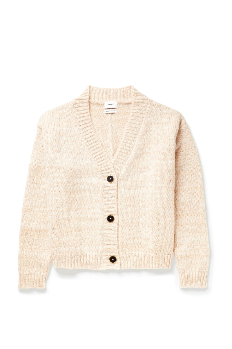 RHUDE Monte Carlo Mohair and Wool-Blend Cardigan