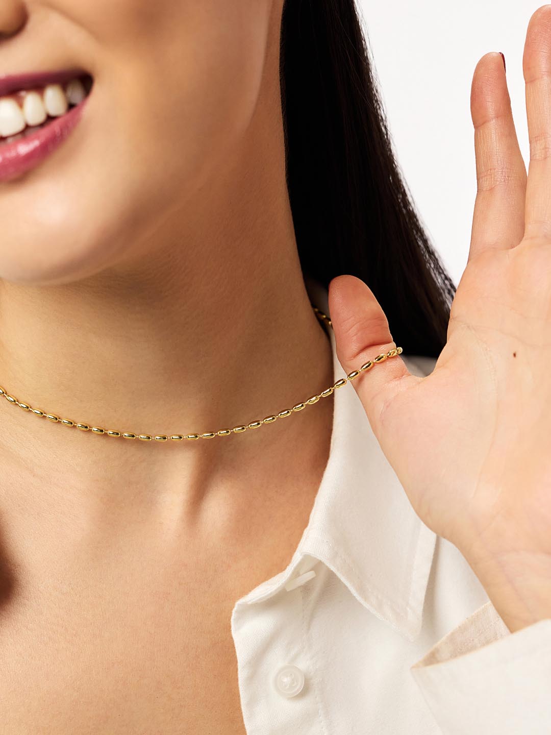 Ball Chain Necklace - Capri