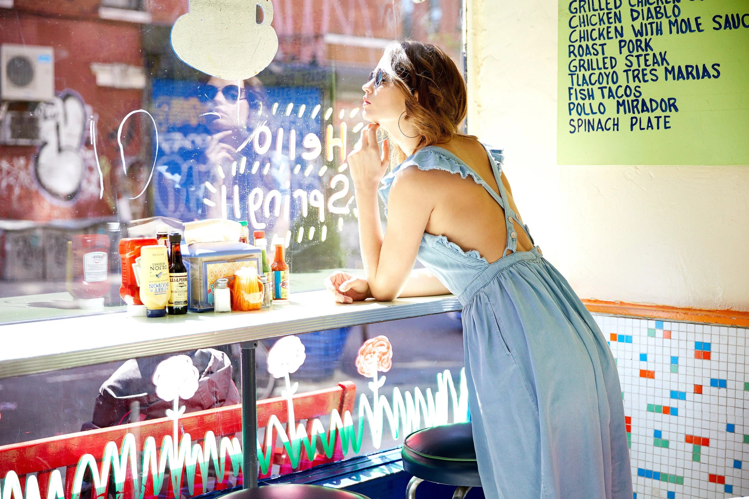 Deby Debo Arizona Chambray Midi Dress