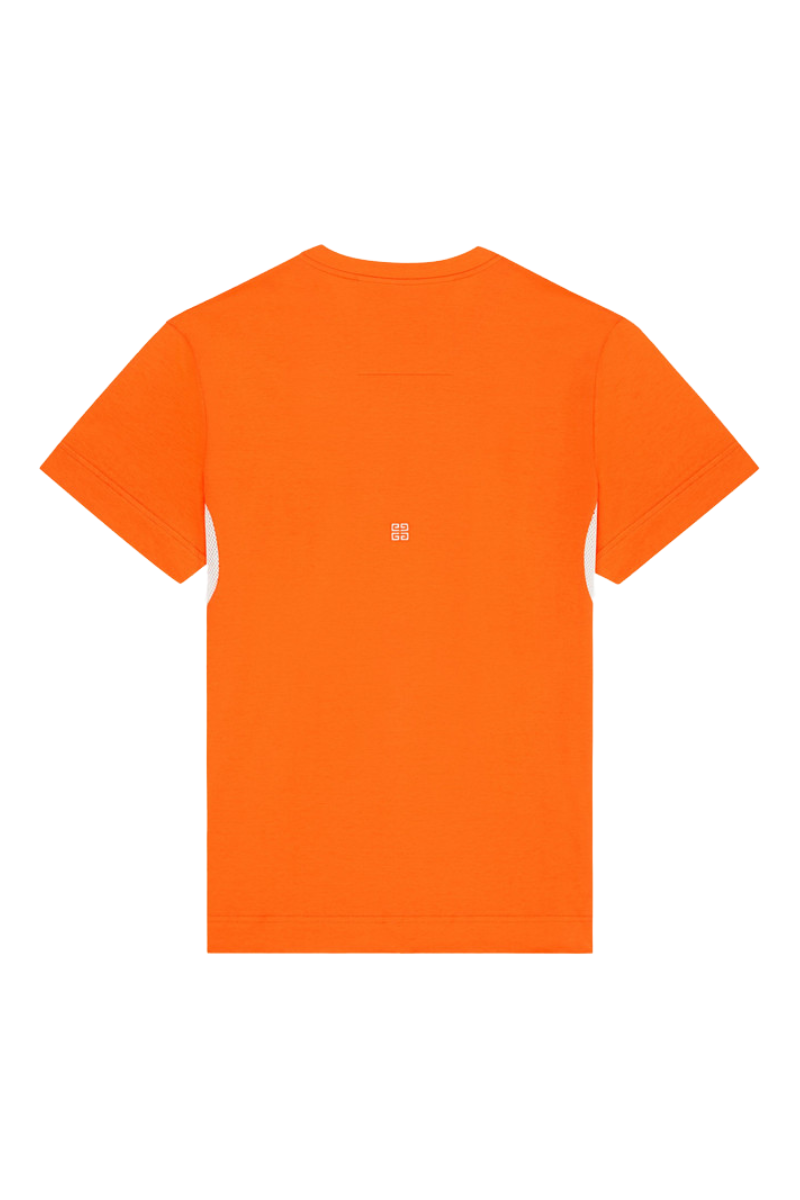 Givenchy Logo Cotton Jersey T Shirt Orange BM716R3YCN