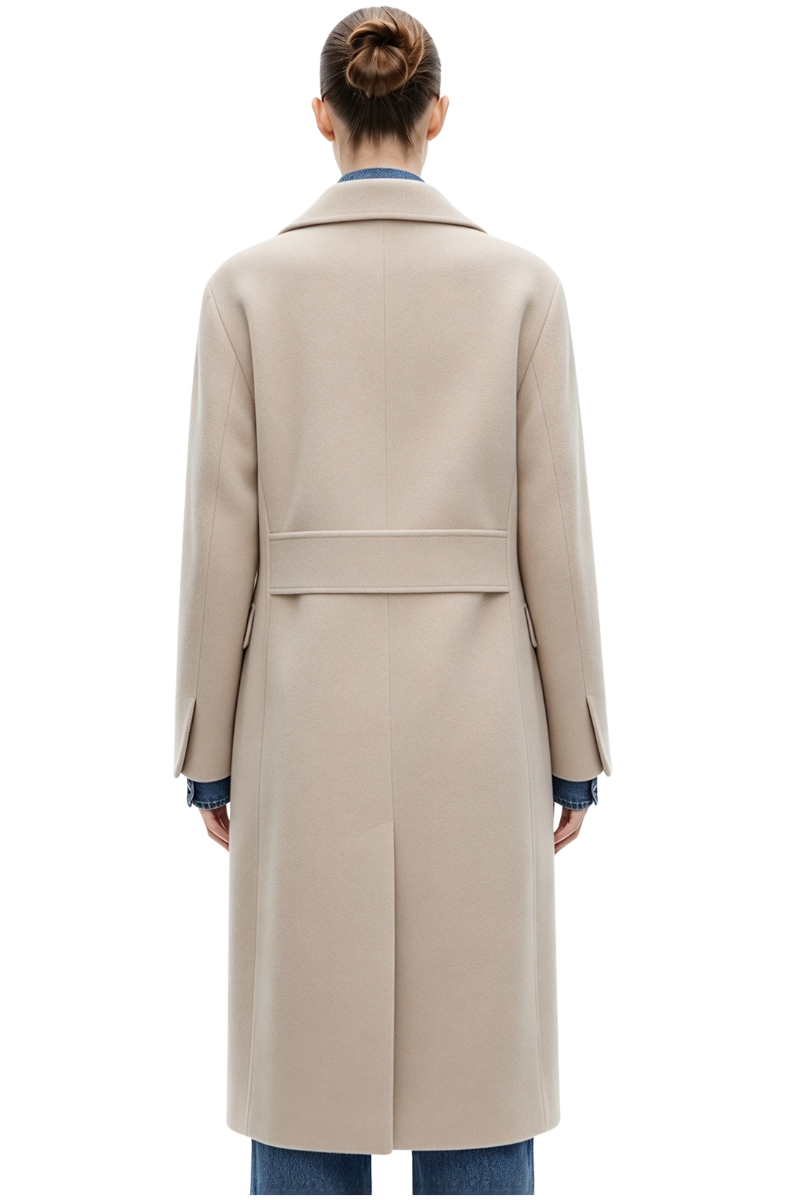 MooRER AVELLALE Wool Coat Almond