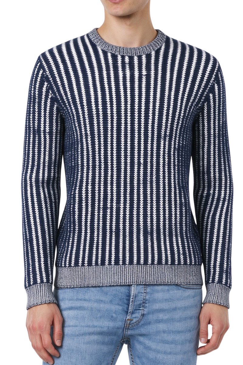 MooRER ANSELMWCS Sweaters Navy
