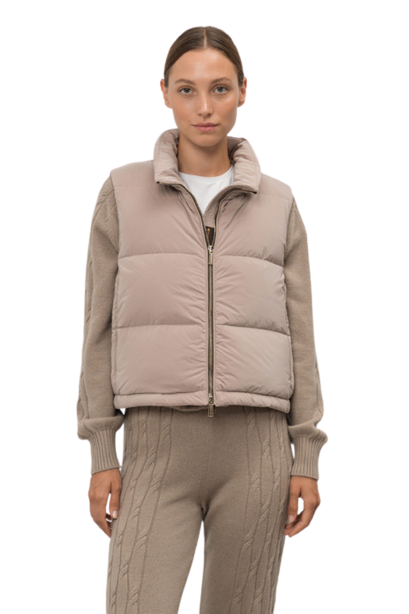 MooRER MAILLEOS Vests Nocciola