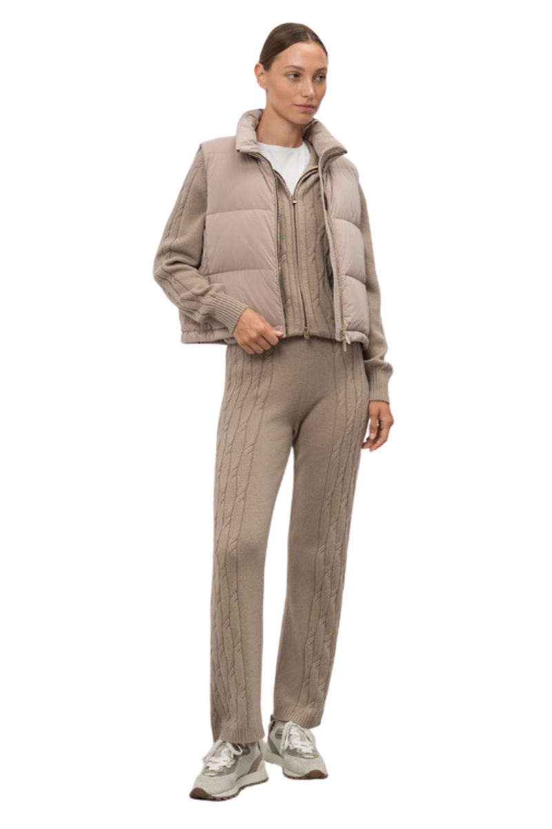 MooRER MAILLEOS Vests Nocciola