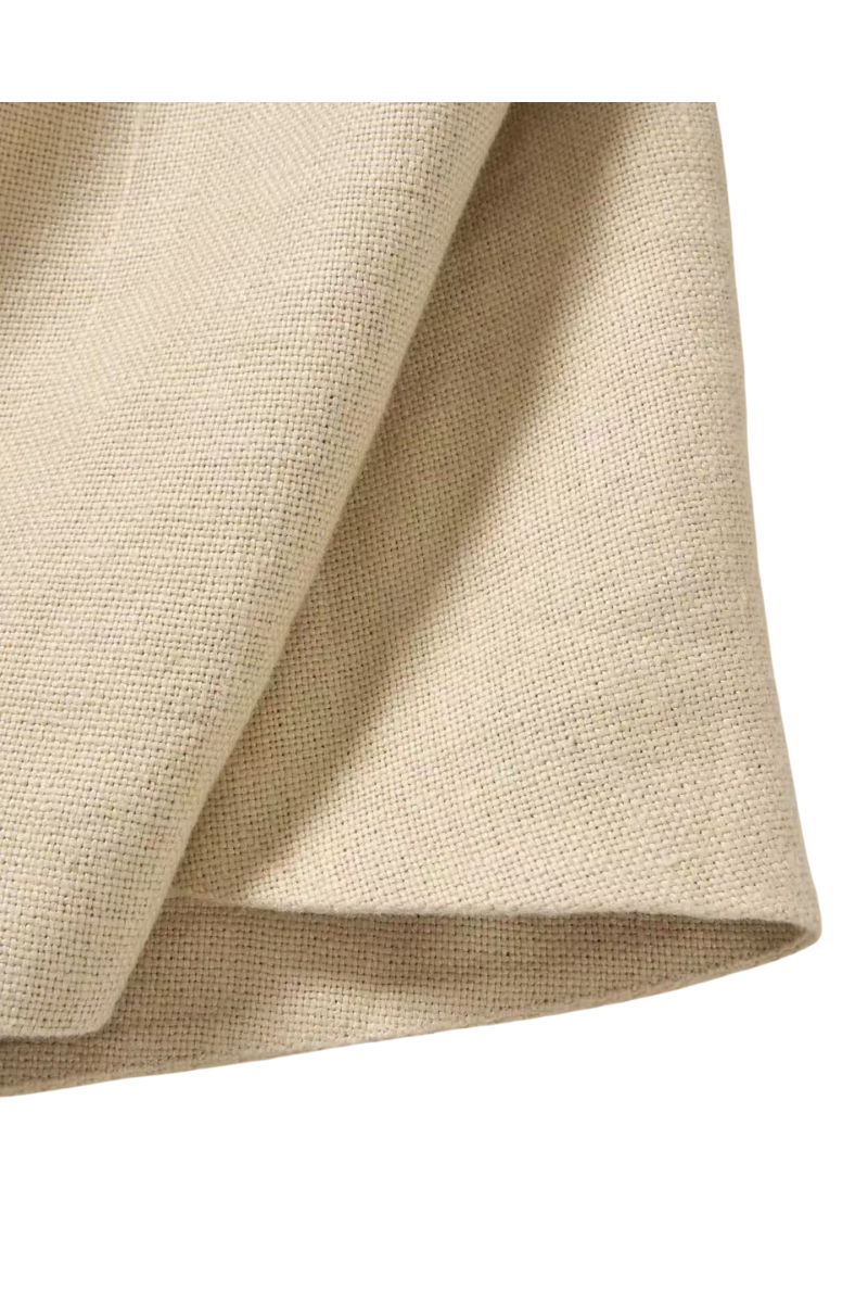 Valentino Linen Canvas High Waist Maxi Skirt Old Ivory 4B0RA9B86D2_0X2