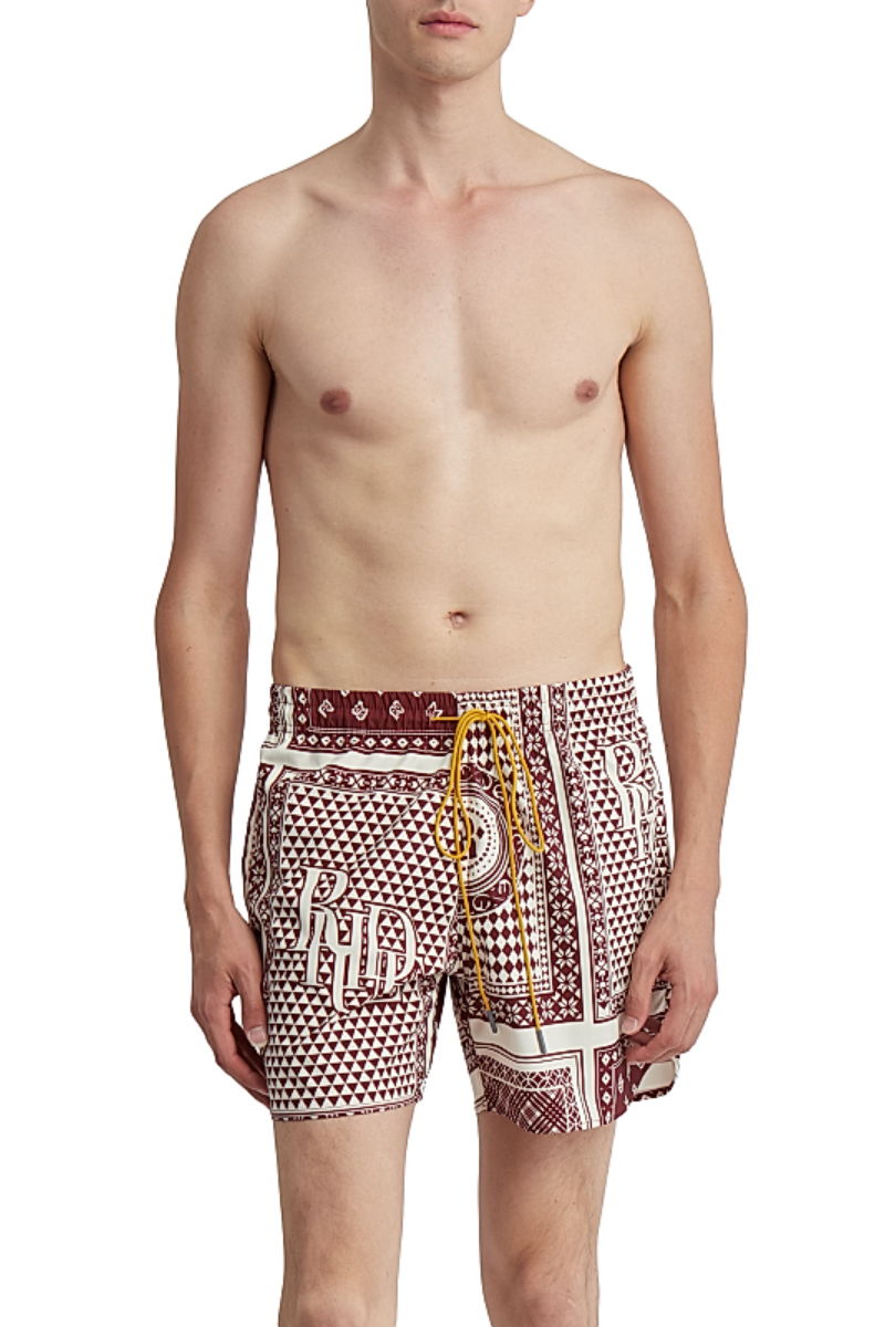 Rhude Card-Print Swim Shorts