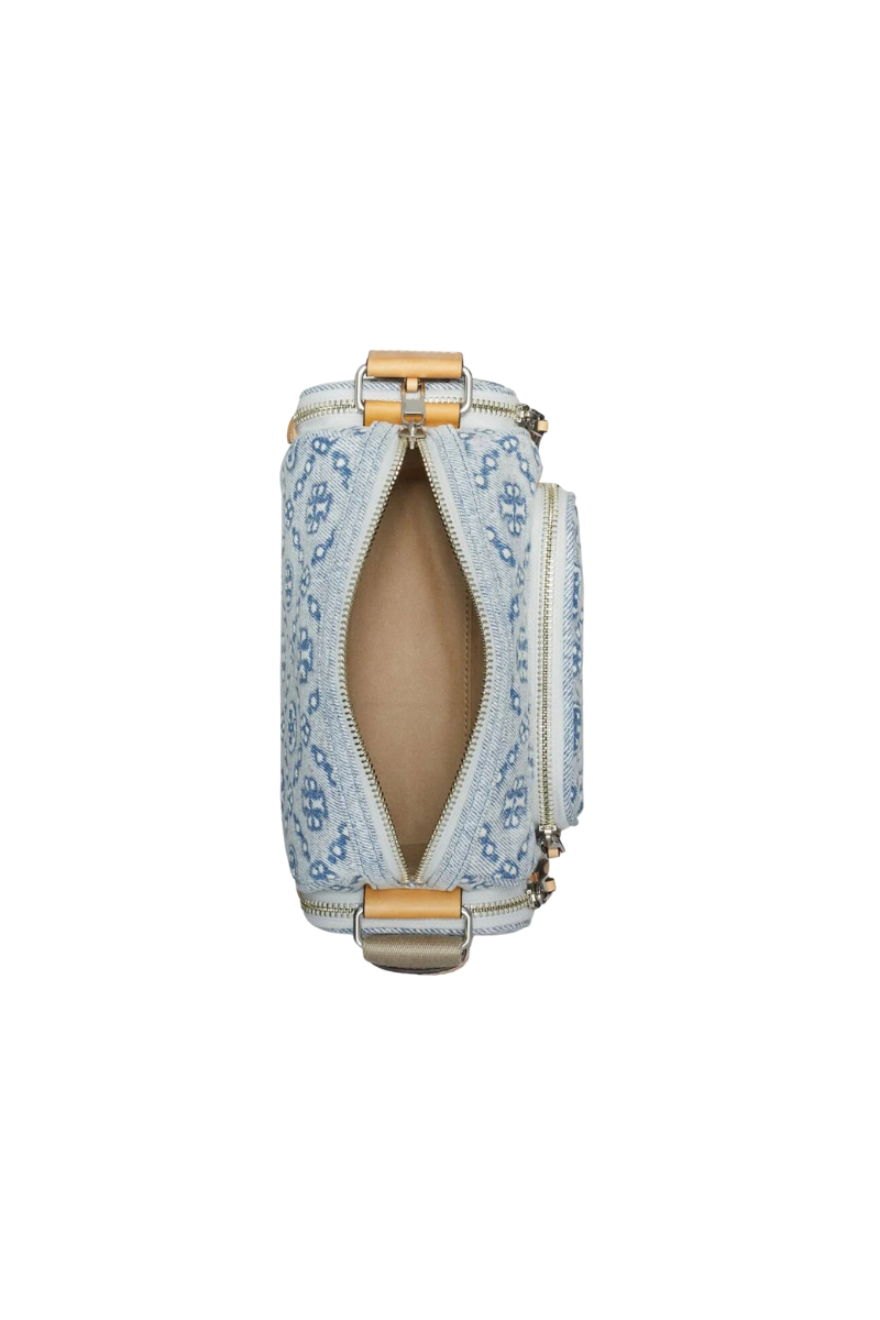 Tory Burch T Monogram Denim Pocket Crossbody Powder Blue 178825-400