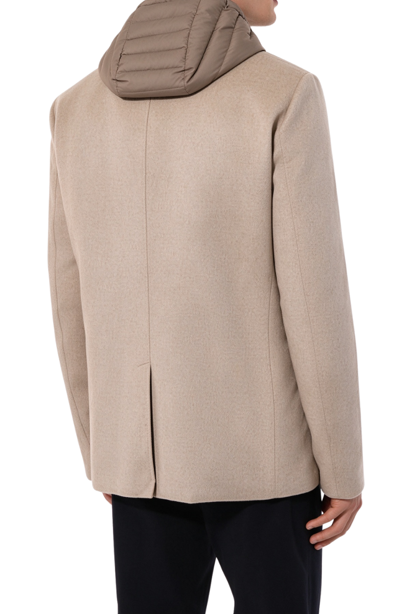 MooRER BELLOTTOBAB Hooded Jacket Beige