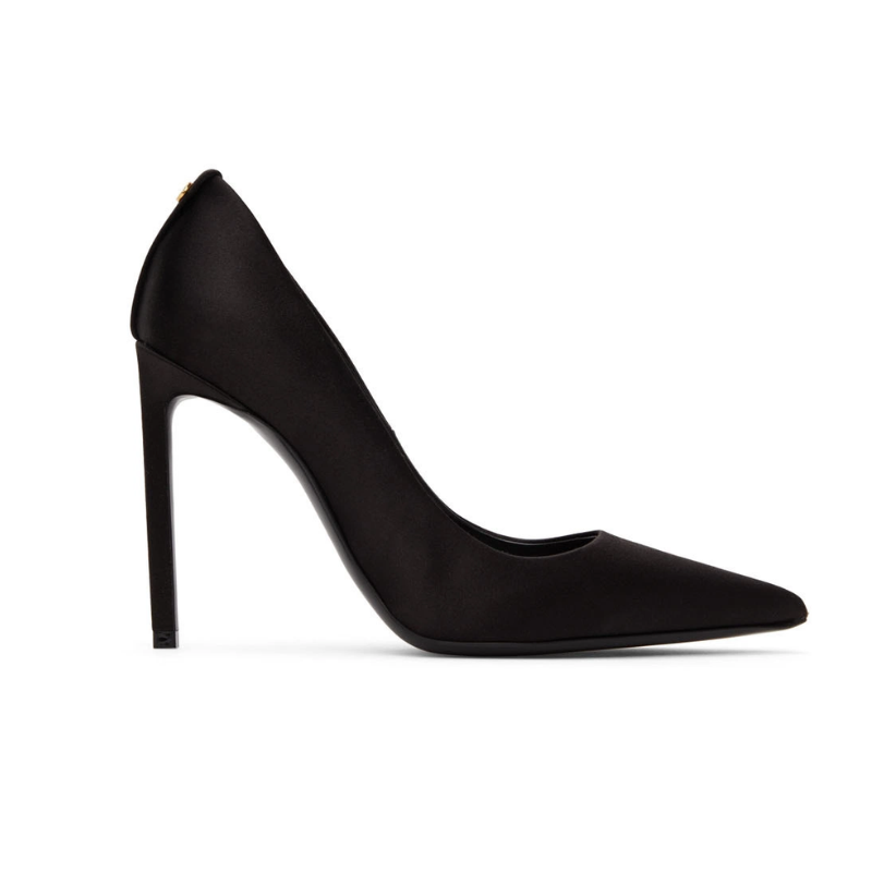 Womens | TOM FORD T Screw Pumps Black Satin