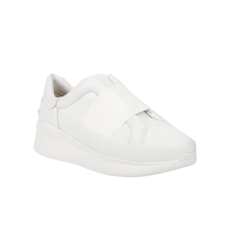 Womens | UGG Libu Leather Sneaker (White)
